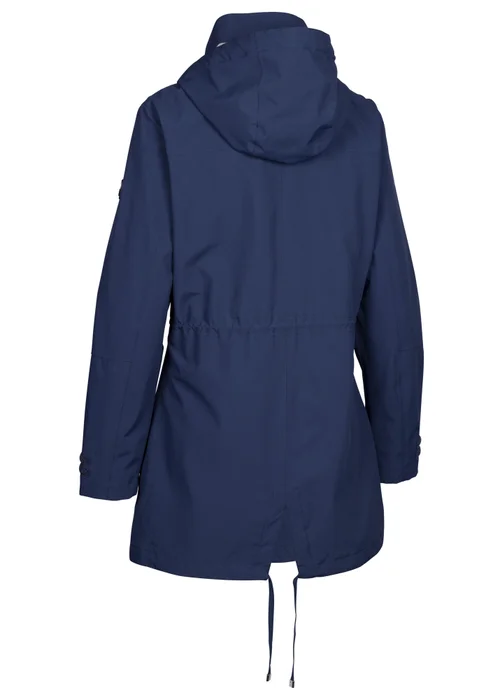 Trespass Navy Pavlina Waterproof Coat - S Image 2