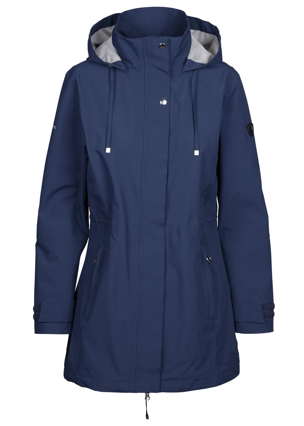 Trespass Navy Pavlina Waterproof Coat - S Image 1