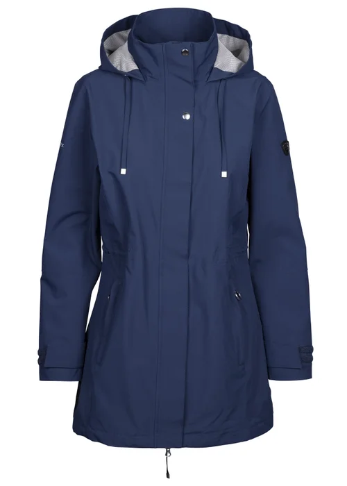 Trespass Navy Pavlina Waterproof Coat - S Image 1