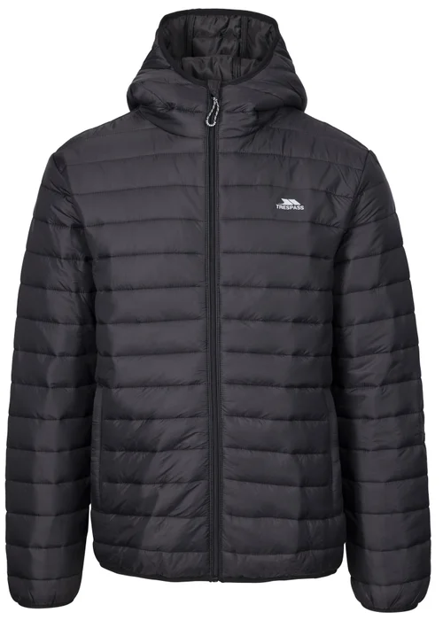 Trespass Black Kelmarsh Padded Jacket - S Image 1