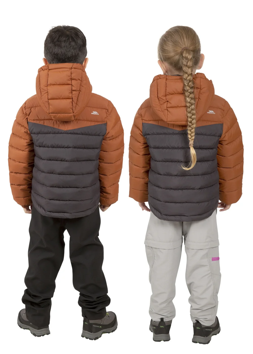 Trespass Kids Grey Padded Jacket (2-12yrs) - Age 2-3 Image 2