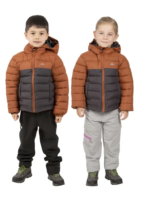Trespass Kids Grey Padded Jacket (2-12yrs) - Age 2-3 Image 1