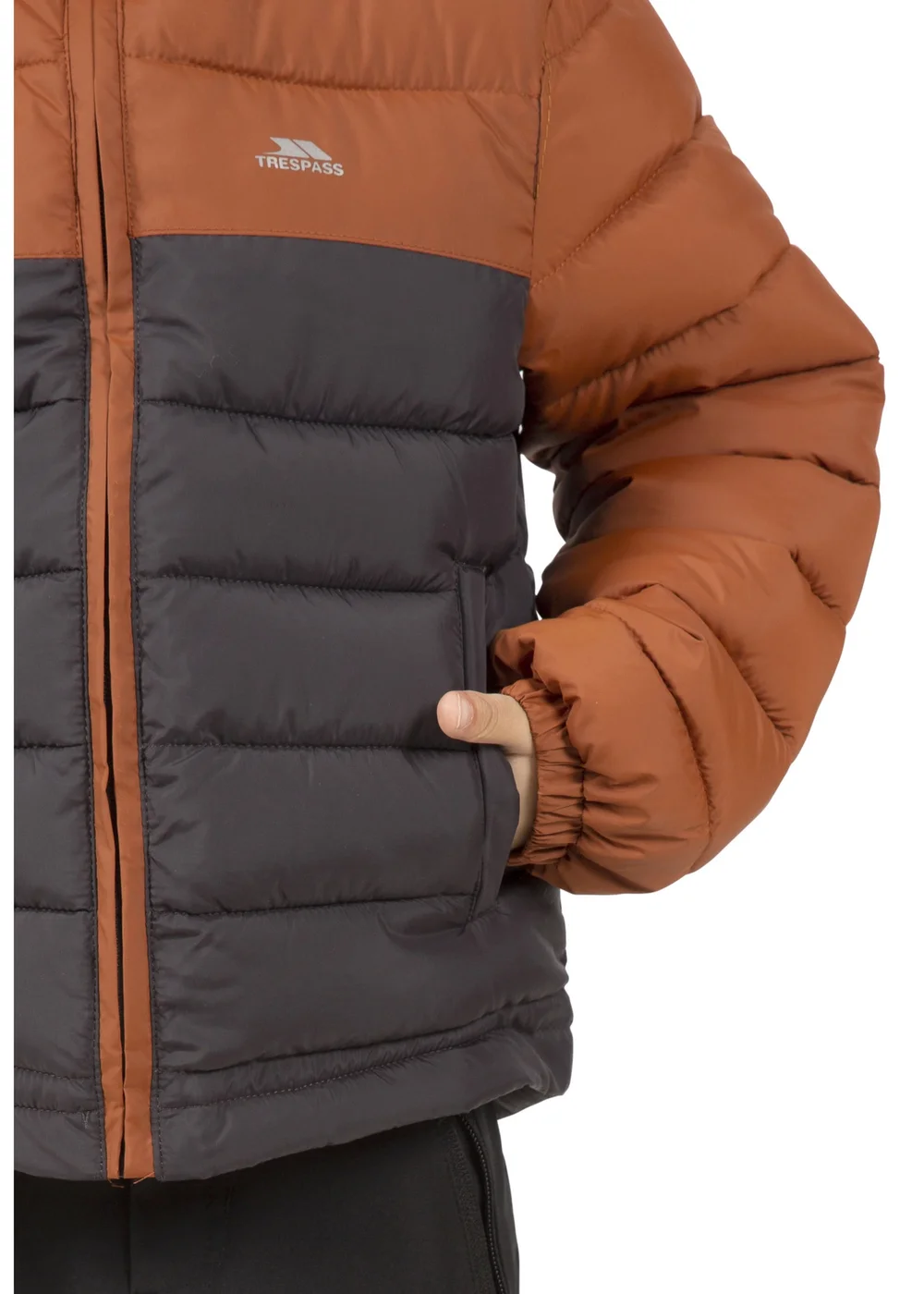 Trespass Kids Grey Padded Jacket (2-12yrs) - Age 2-3 Image 3