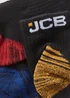 3 Pack JCB Ankle Work Socks - Sizes 6-11 Image 2