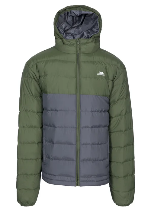 Trespass Khaki Padded Oskar Jacket - S Image 1