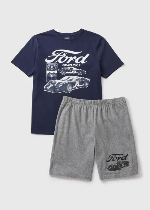 Navy Ford Pyjama Set - Extra small Image 3