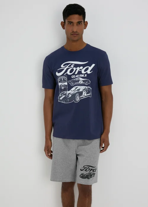 Navy Ford Pyjama Set - Extra small Image 1