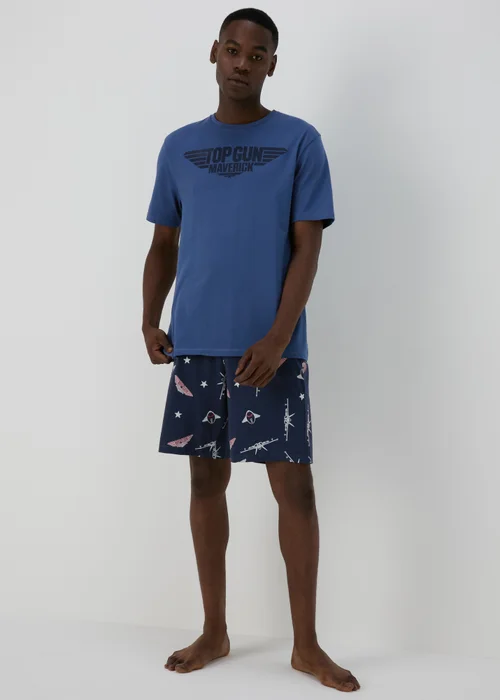 Blue Top Gun Pyjama Set - Extra small Image 1
