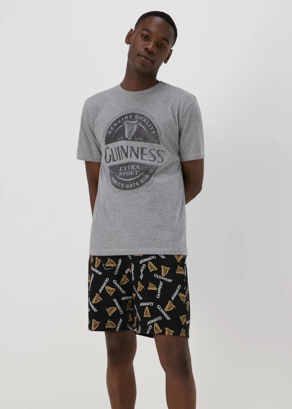 Grey Guinness Pyjama Set - Extra small Image 1