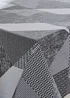 Catherine Lansfield Grey Larsson Geo Cotton Table Cloth (137x229 cm) - Medium Image 3