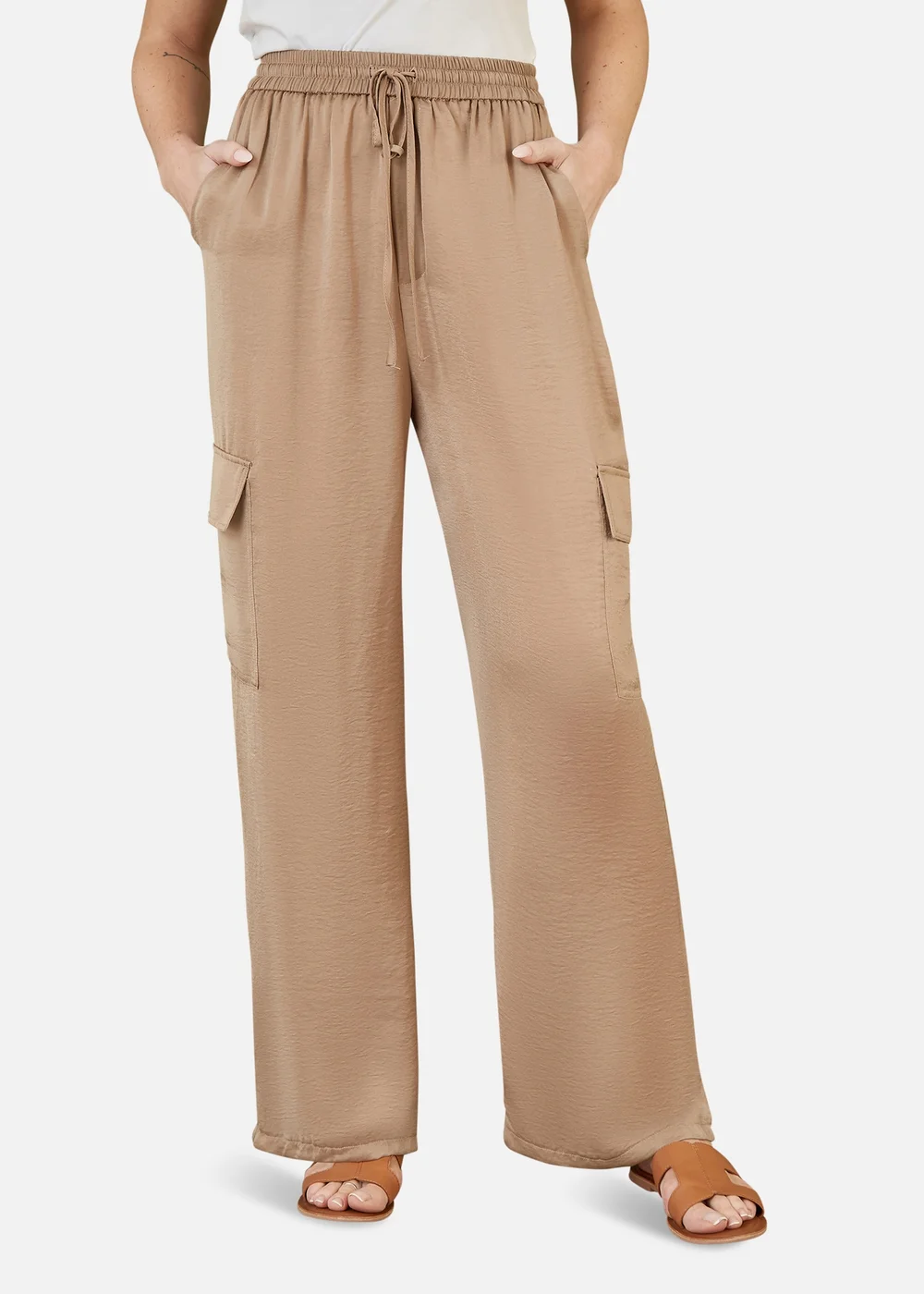 Yumi Stone Cargo Trousers - 8 Image 2