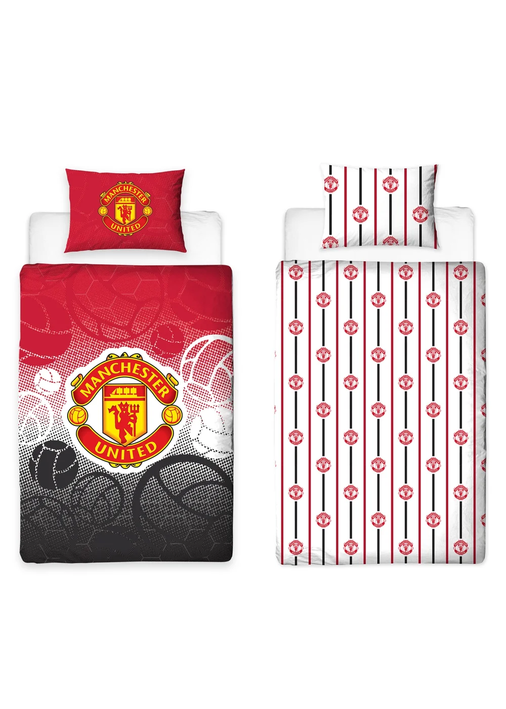 Manchester United FC Crest Single Panel Duvet - Single Image 4