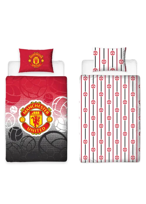 Manchester United FC Crest Single Panel Duvet - Single Image 4