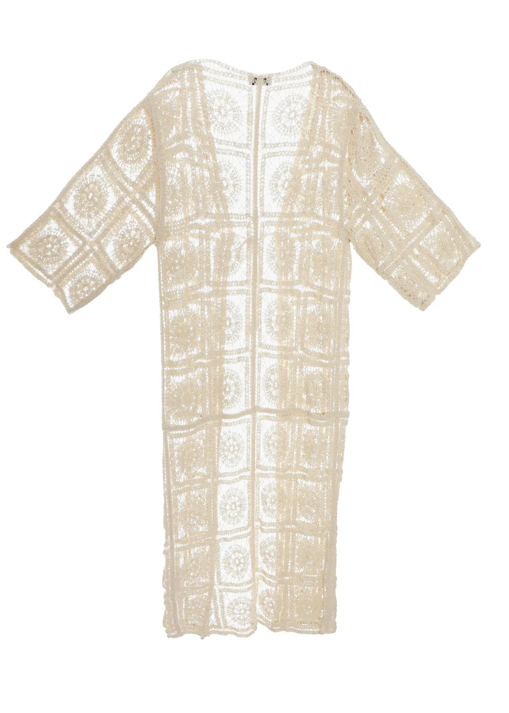 Quiz Stone Crochet Maxi Cardigan - S/M Image 5