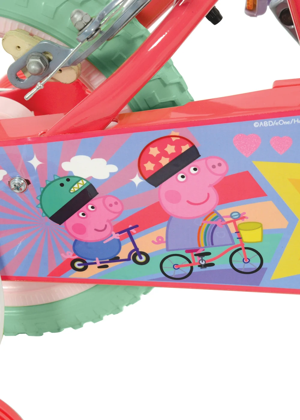 Peppa Pig Multi Colour My First 12" Bike - One Size Image 4
