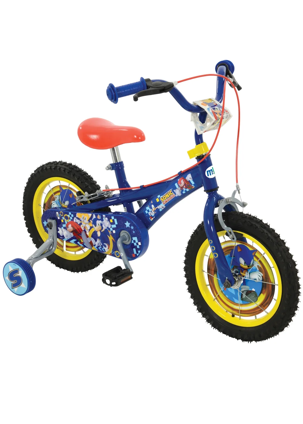 Sonic Multi Colour 14" Bike - One Size Image 1