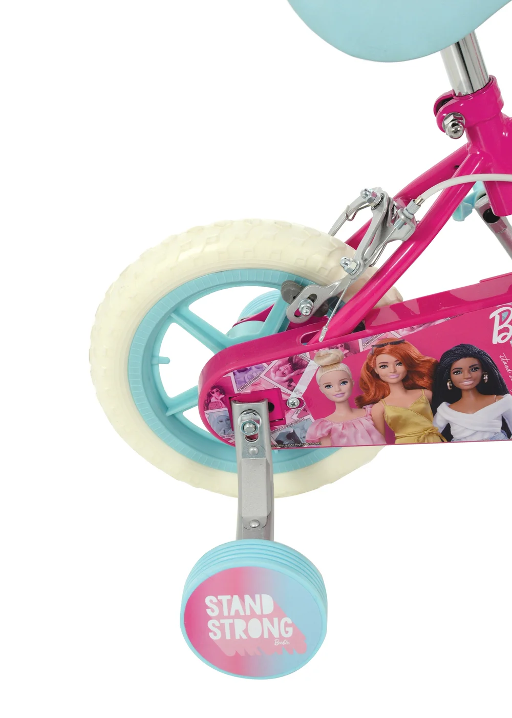 Barbie Multi Colour My First 12" Bike - One Size Image 2