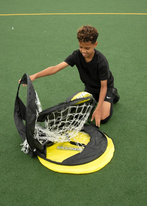 Kickmaster Multi Colour Large Quick Up Goal & Target Shot - One Size Image 3