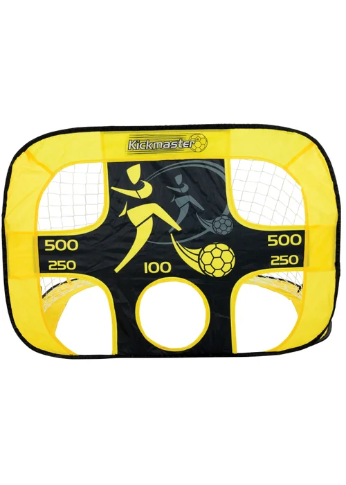 Kickmaster Multi Colour Quick Up Goal & Target Shot - One Size Image 3