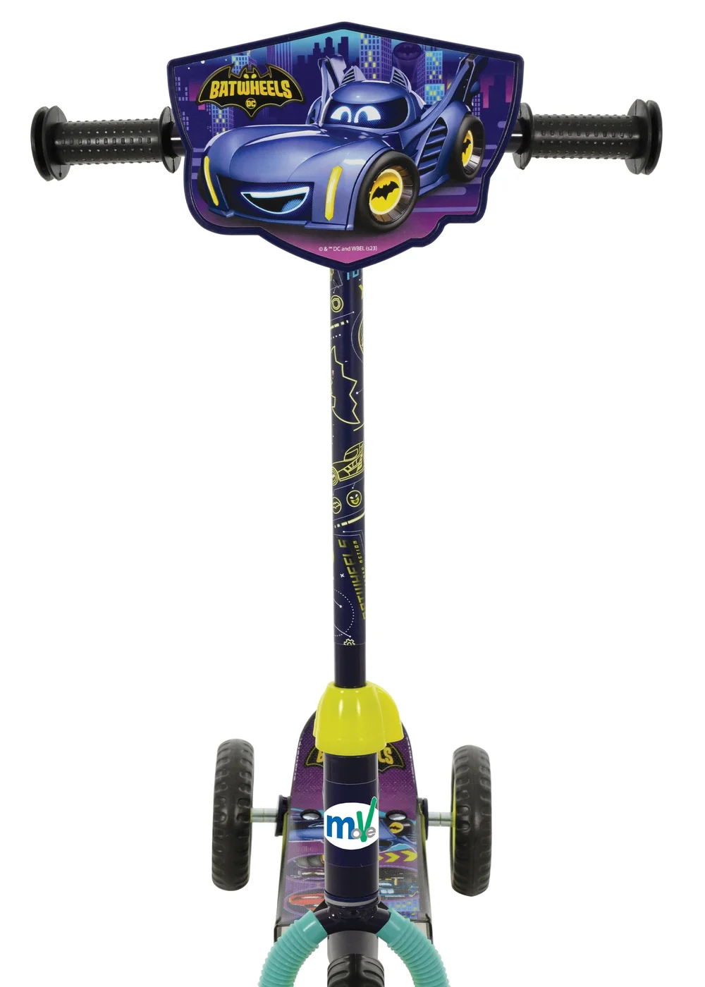 Batman Batwheels Multi Colour Deluxe Tri Scooter - One Size Image 4