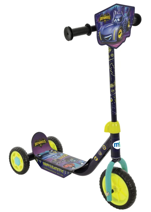 Batman Batwheels Multi Colour Deluxe Tri Scooter - One Size Image 1