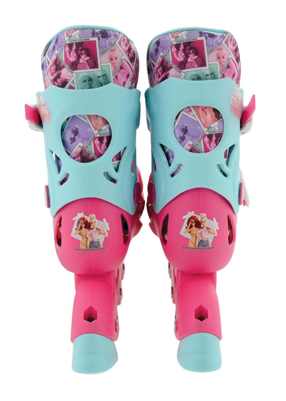 Barbie Multi Colour Adjustable In-line Skates - One Size Image 3
