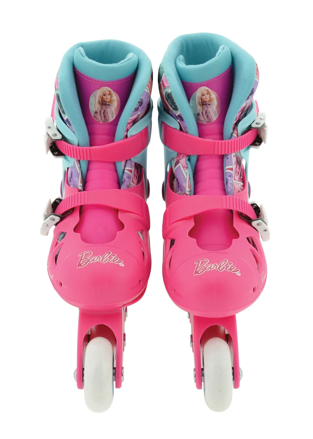 Barbie Multi Colour Adjustable In-line Skates - One Size Image 2
