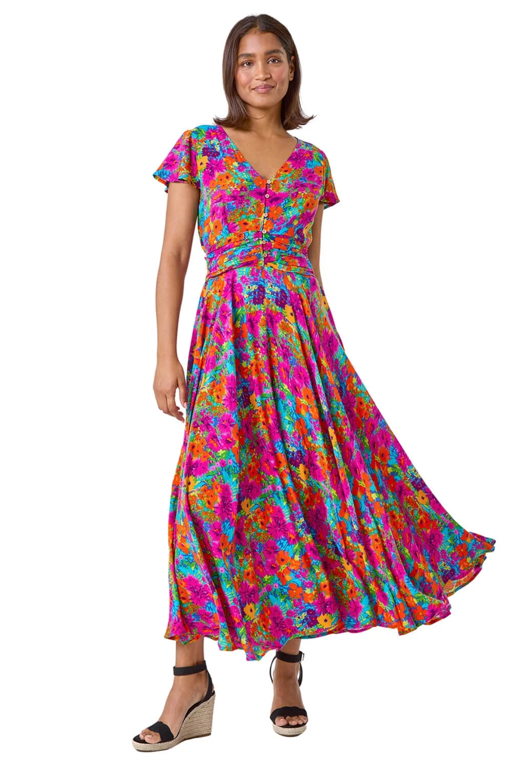 Roman Womens Size 20 / Plus Size Floral /Owl Pattern Dress Roman Womens Size 20 / Plus Size Floral /Owl Pattern Dress