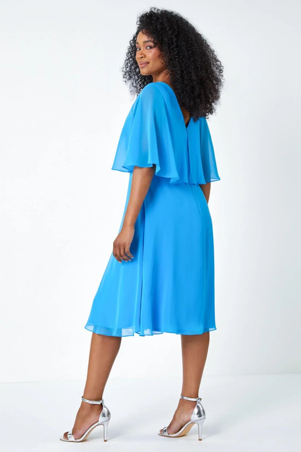 roman blue sequin dress Ombre Sequin Shift Dress in Midnight Blue