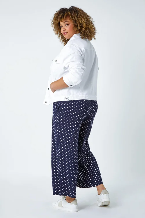 Roman White Curve Mid Wash Denim Jacket - 30-32 Image 4