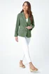 Roman Petite Khaki Premium Stretch Blazer - 16 Image 2