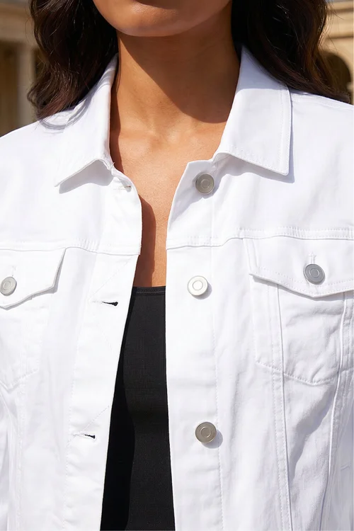 Roman White Stretch Pocket Detail Jacket - 18 Image 4