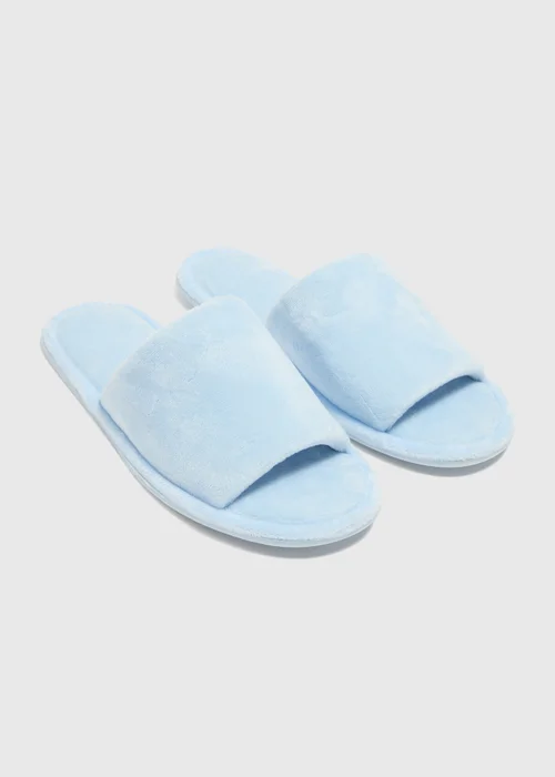 Grey Mule Slippers - Small Image 1