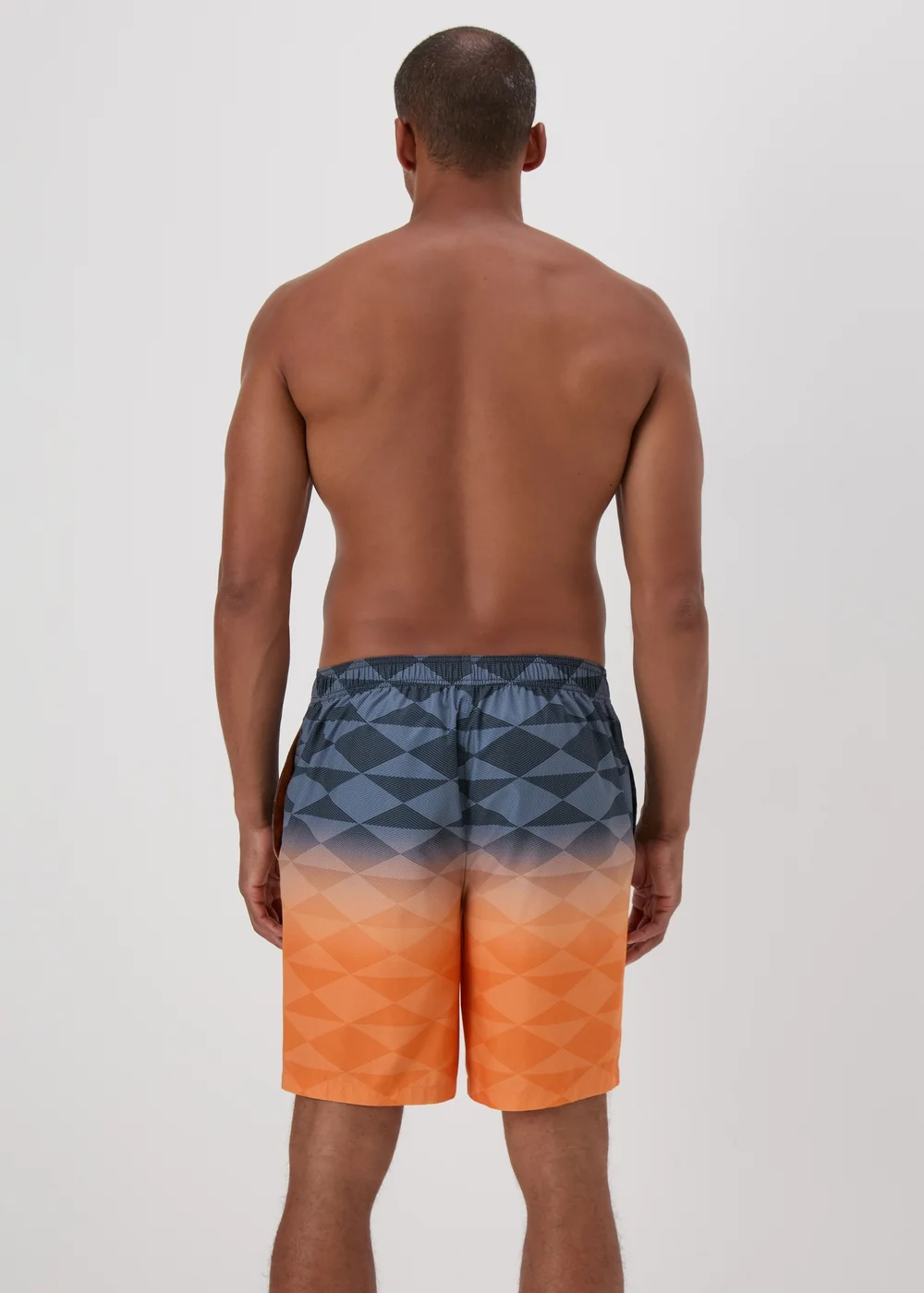 Black and Orange Ombre Swimshorts - S Image 2