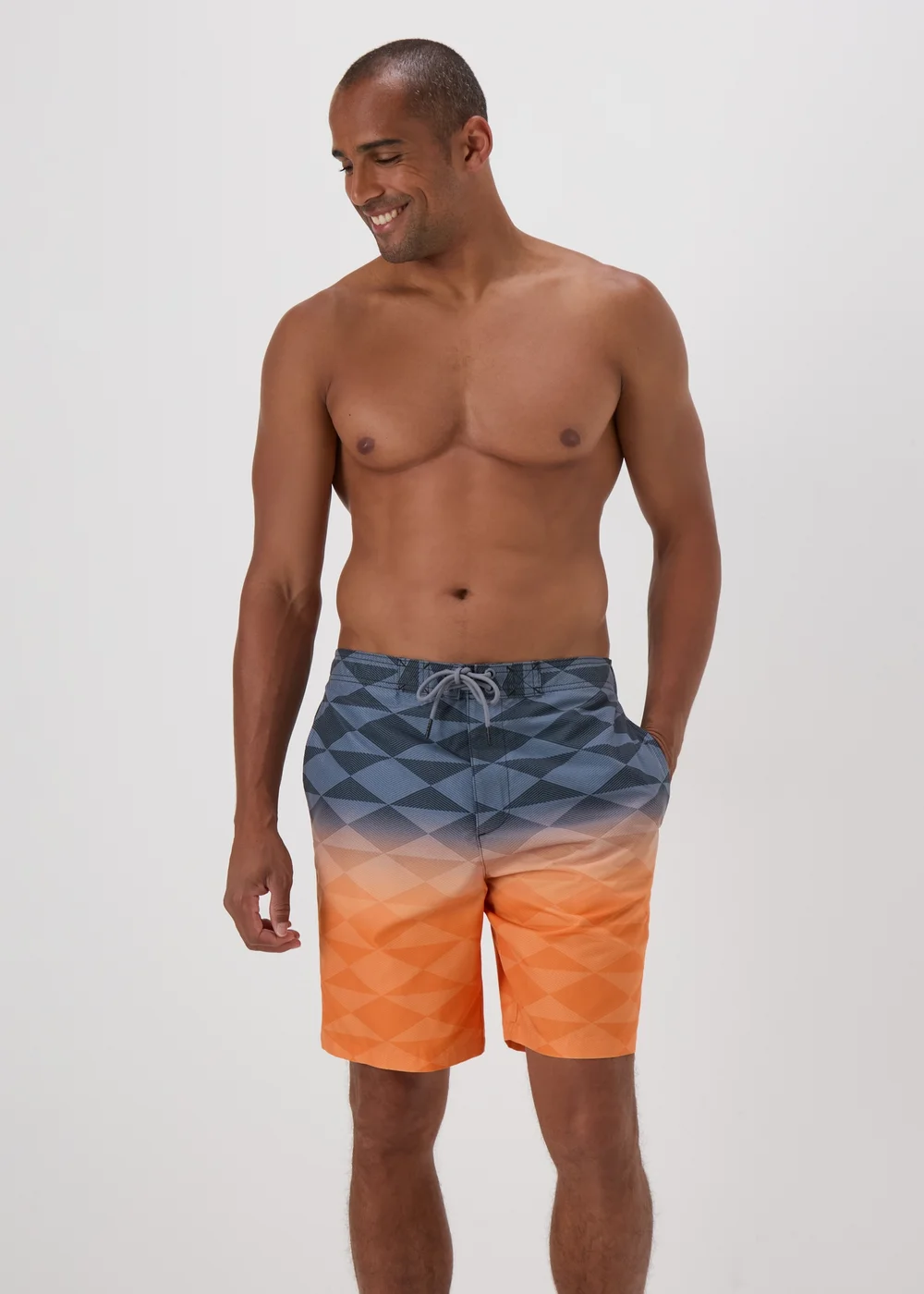 Black and Orange Ombre Swimshorts - S Image 1