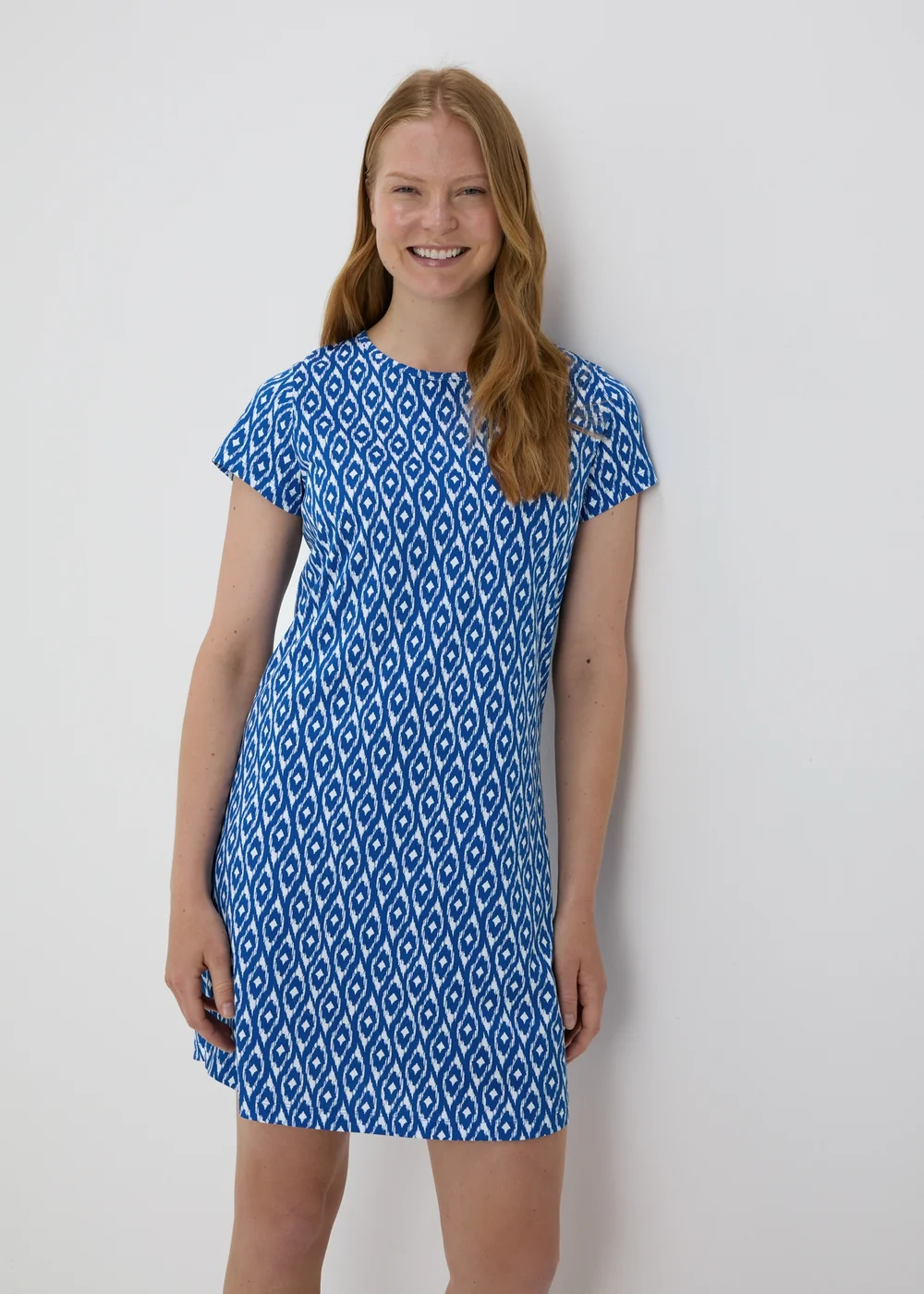 Blue Patterned Nightie - Extra small Image 1