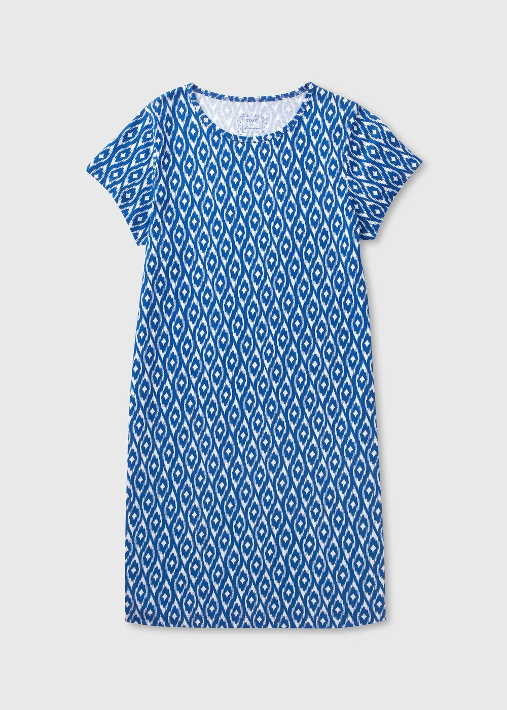 Blue Patterned Nightie - Extra small Image 4