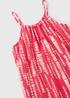 Girls Pink Tie Dye Dress (7-13yrs) - 7 Yrs Image 2