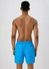 Blue Palm Tree Swim Shorts - Small Image 2