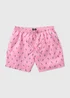Pink Toucan Swim Shorts - Small Image 4