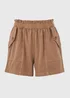 Brown Paperbag Shorts - 8 Image 5