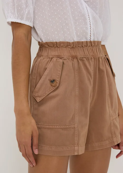 Brown Paperbag Shorts - 8 Image 3