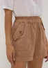 Brown Paperbag Shorts - 8 Image 3
