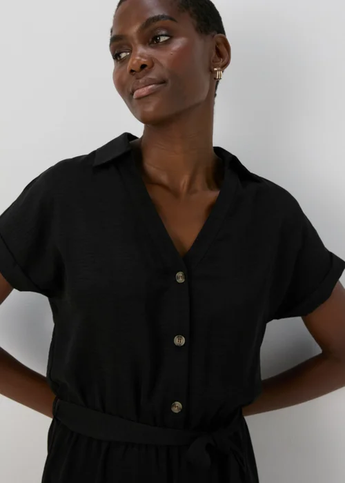 Black Utility Jumpsuit - 8 Image 3