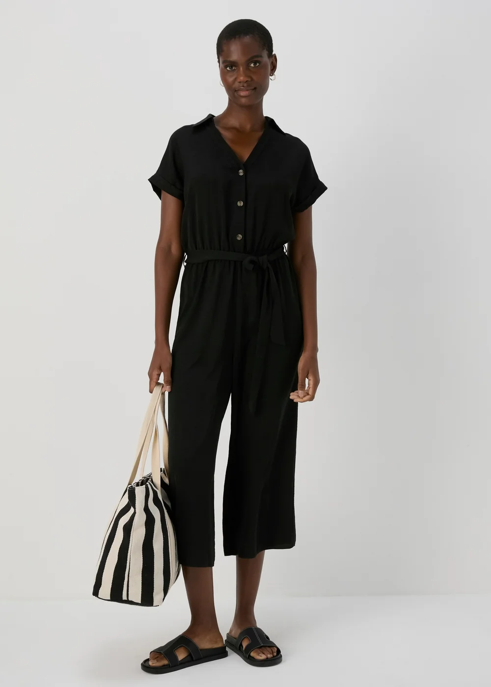 Black Utility Jumpsuit - 8 Image 4