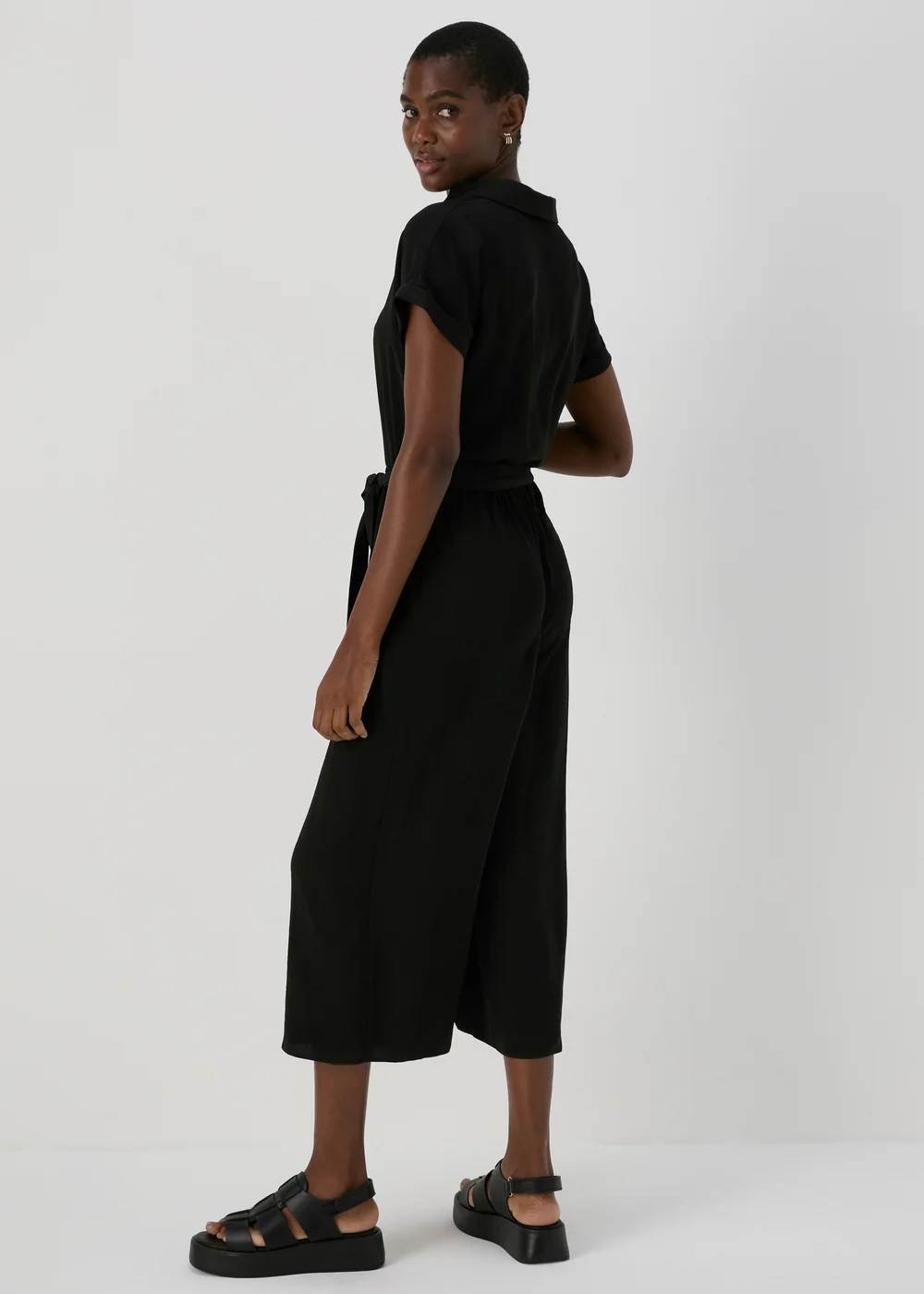Black Utility Jumpsuit - 8 Image 2