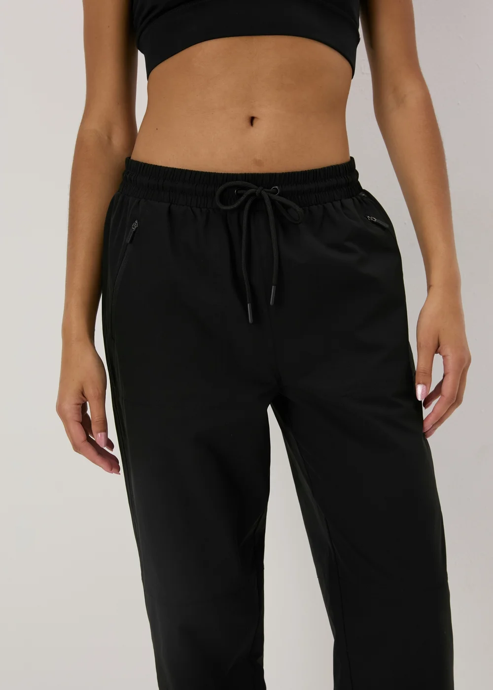 Souluxe Black Active Sports Trousers - 8 Image 3