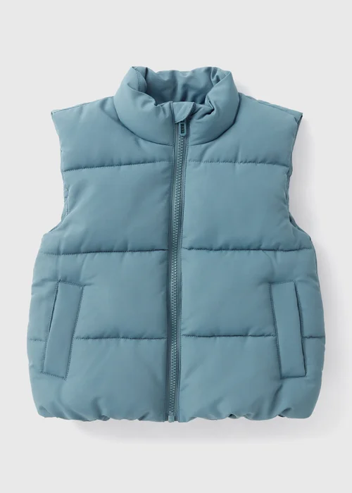 Boys Blue Padded Gilet (1-7yrs) - 1-1.5 Yrs Image 1