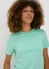 Green Plain Short Sleeve T-Shirt - Size 8 Image 1