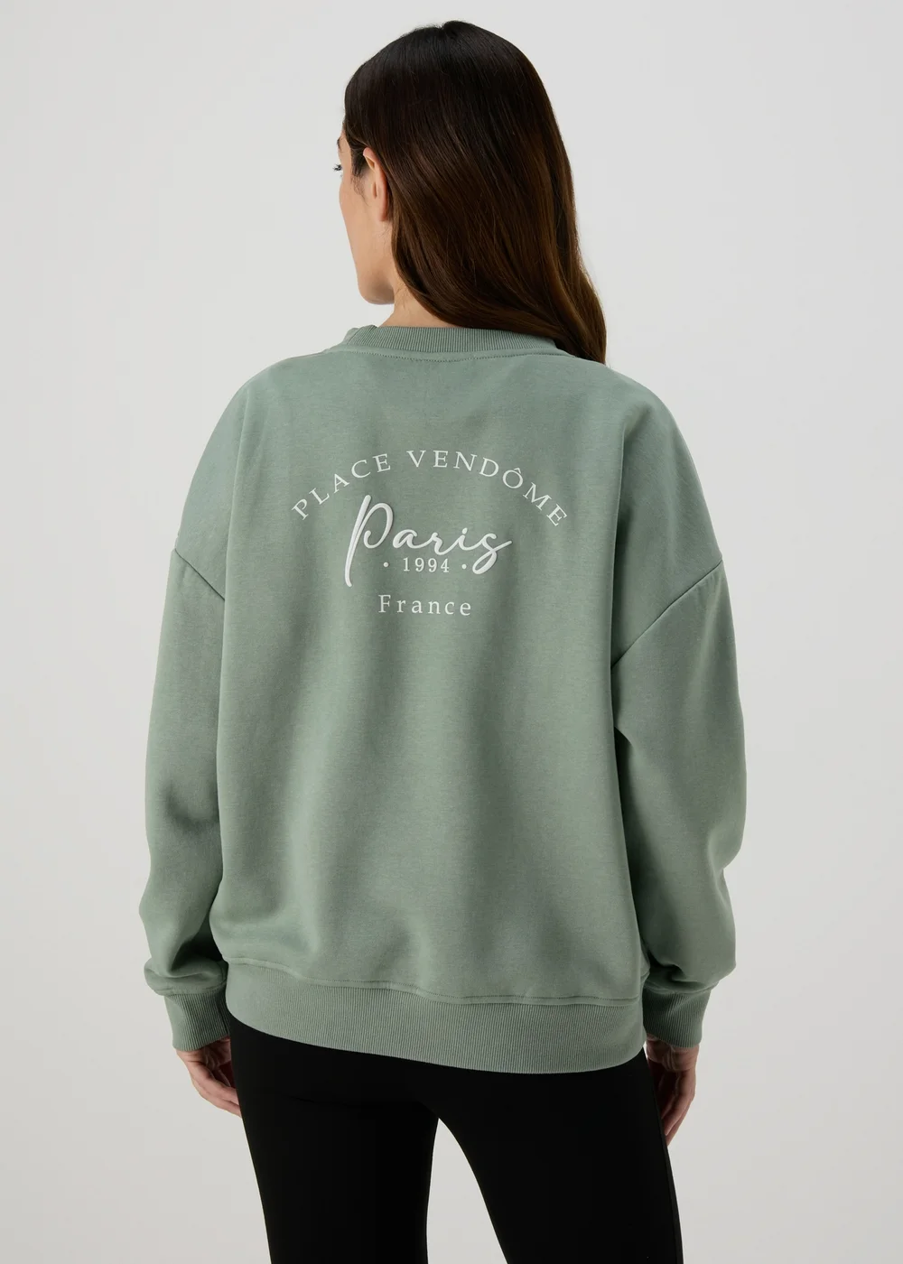 Green Paris Sweatshirt - S Image 2